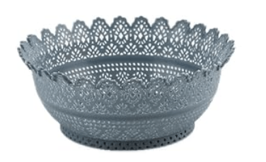 Aristo 111 Misty Plastic Multipurpose Sturdy Storage Baskets for Cosmetics Office Fruit Vegetable Stationary Home Basket 1.8 Litre - Pack of 1 - Image 2